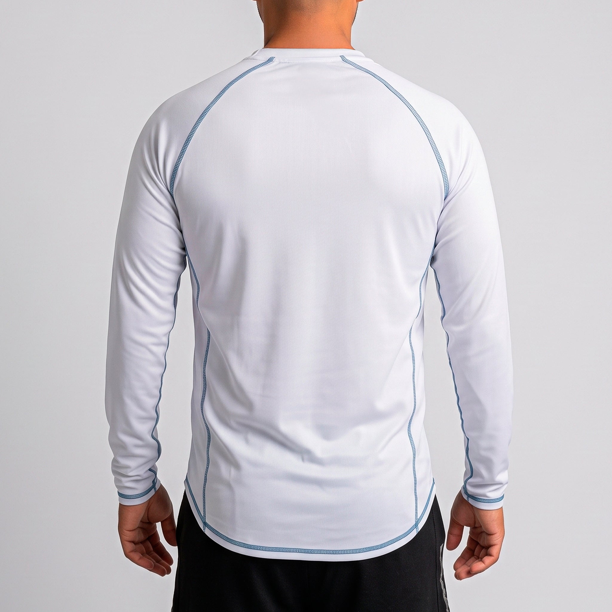 Polo Deportivo Manga Larga Hombre Quick Dry