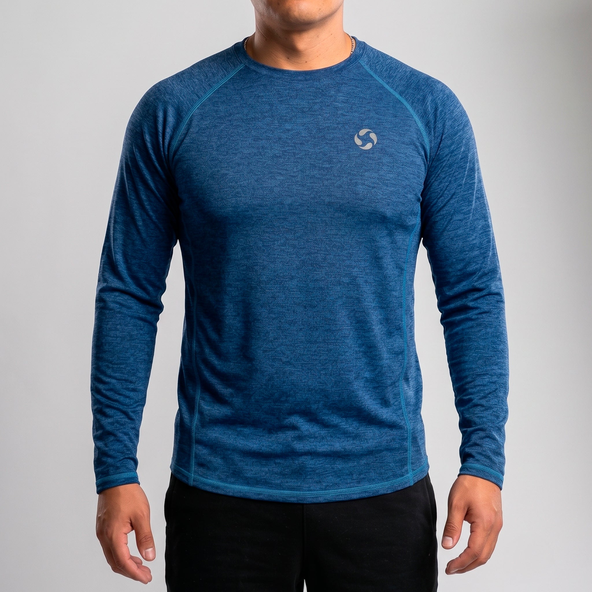 Polo Deportivo Manga Larga Hombre Quick Dry