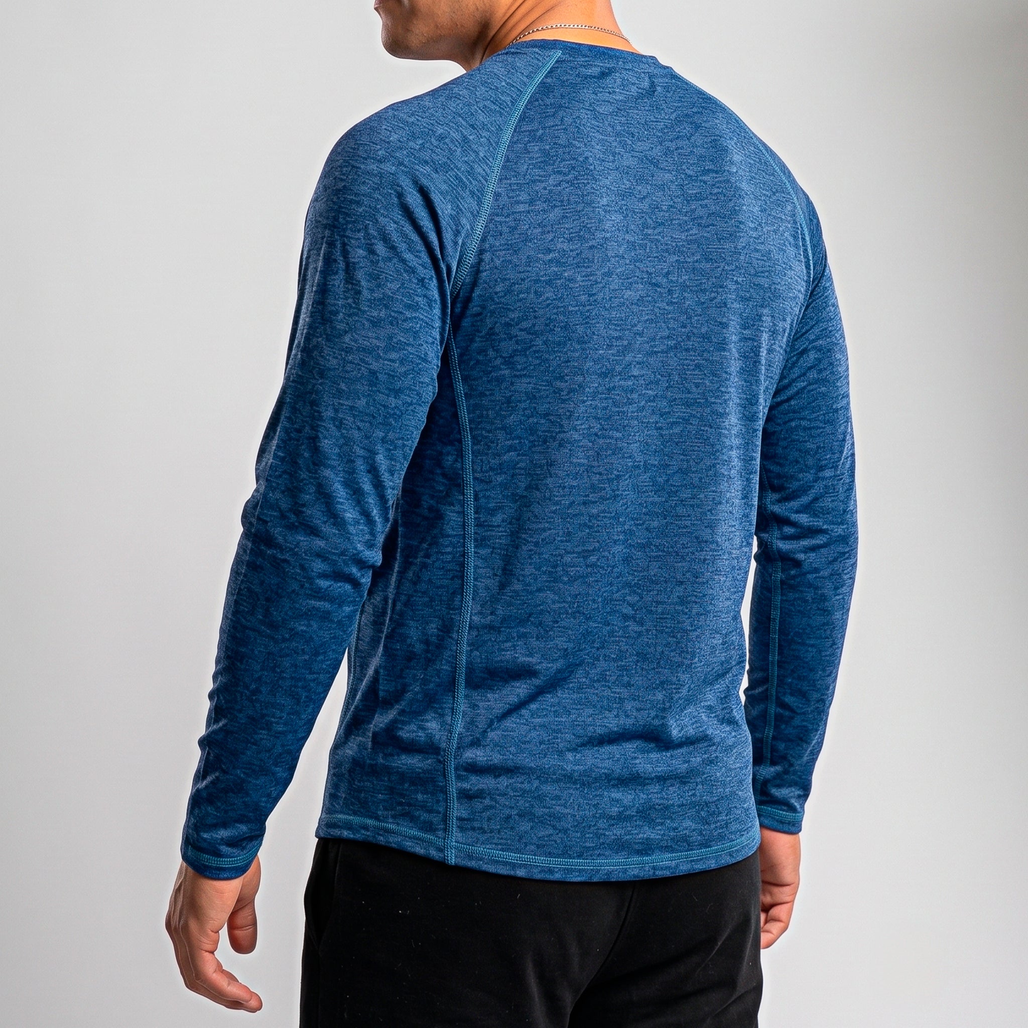 Polo Deportivo Manga Larga Hombre Quick Dry