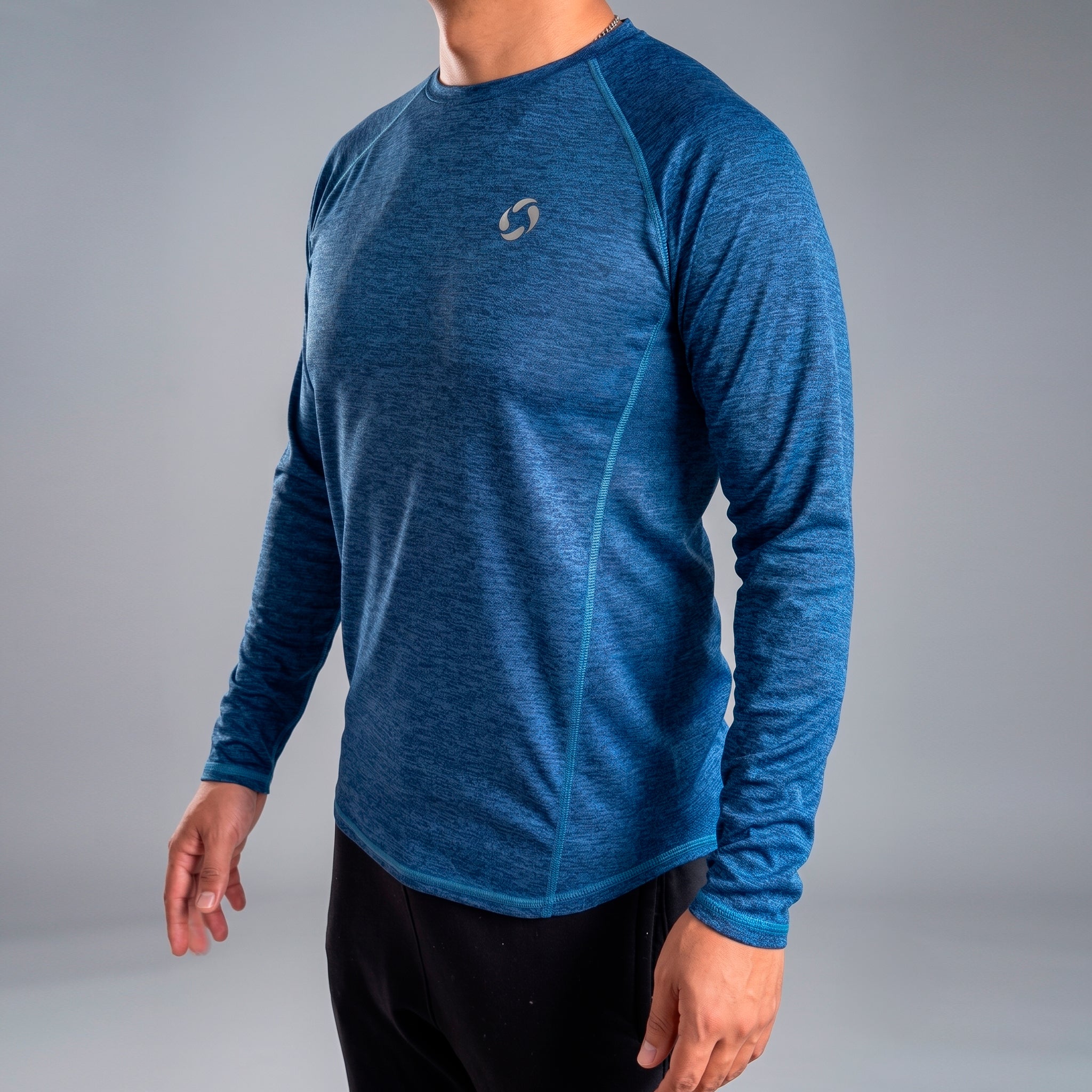 Polo Deportivo Manga Larga Hombre Quick Dry