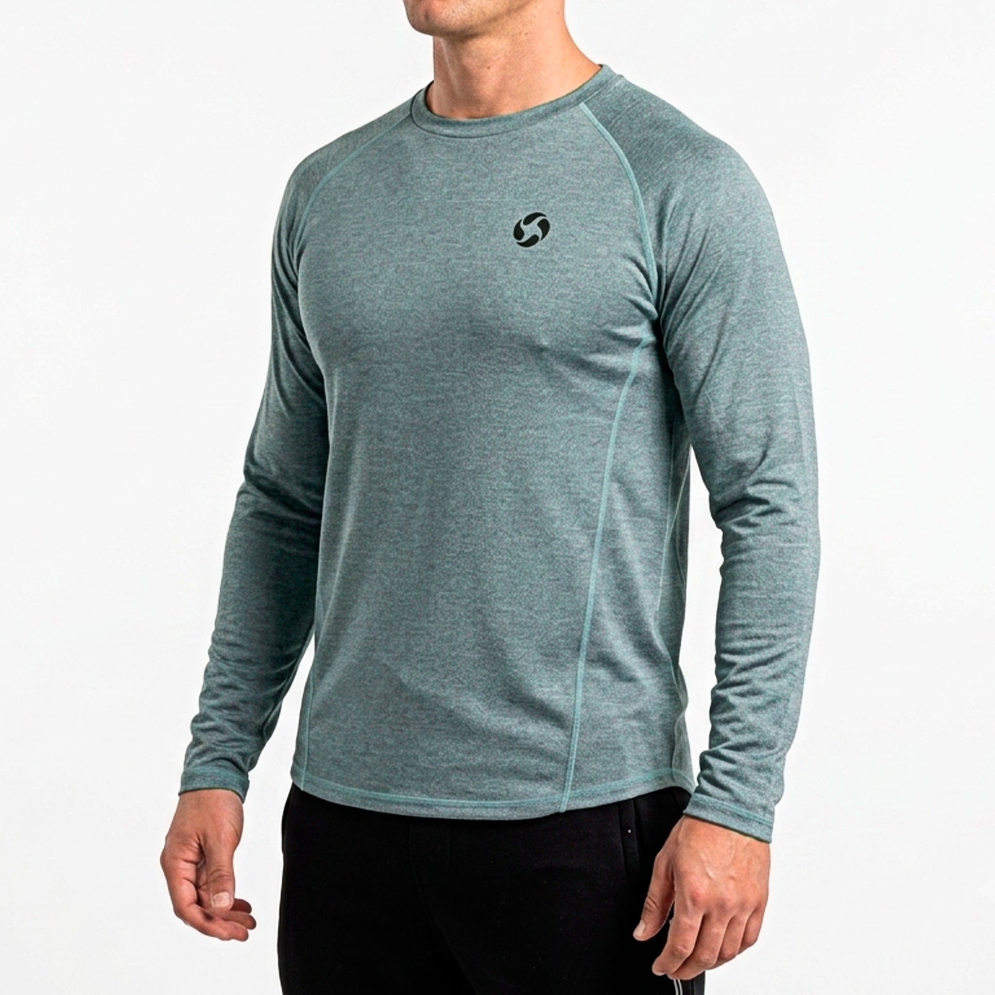Polo Deportivo Manga Larga Hombre Quick Dry