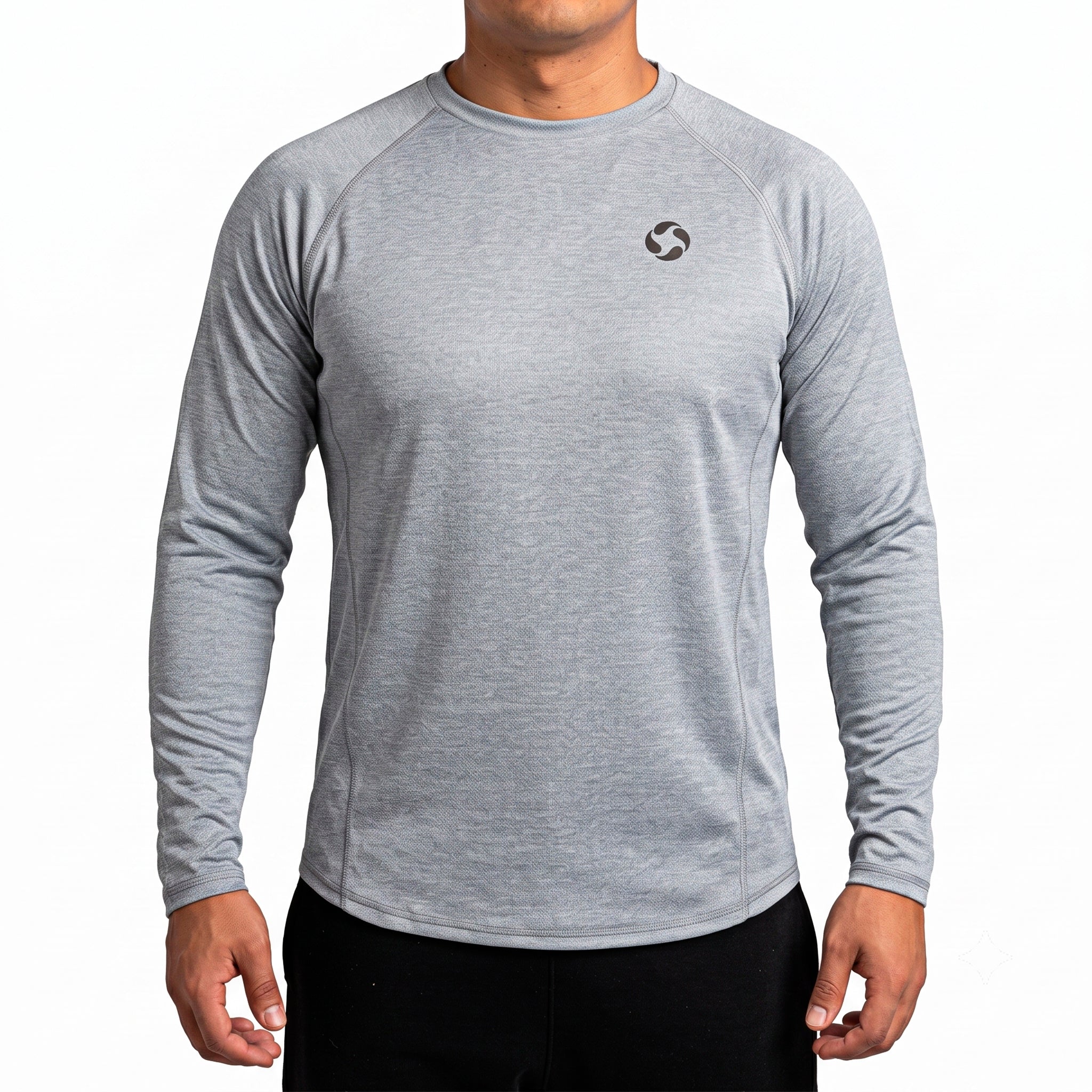 Polo Deportivo Manga Larga Hombre Quick Dry
