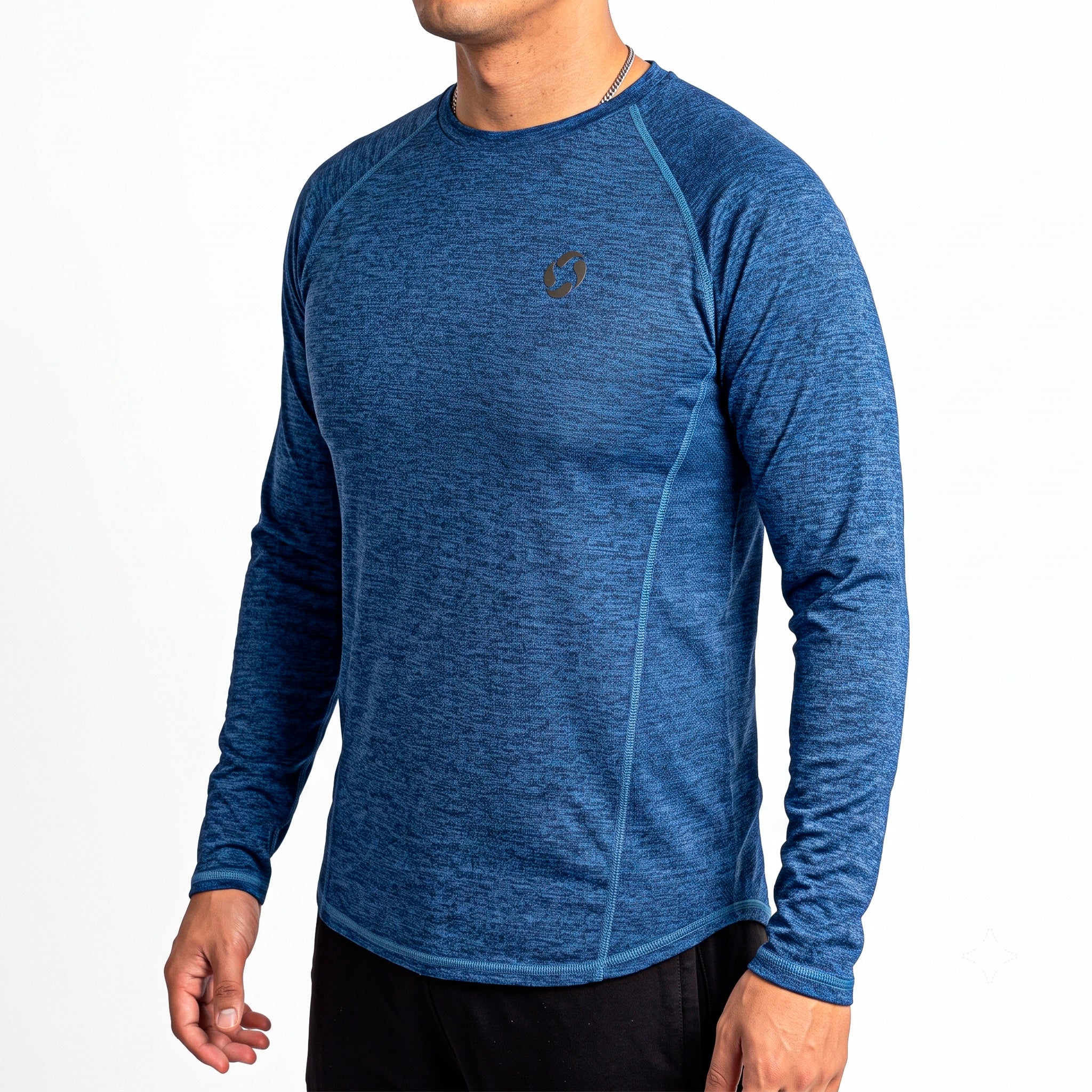 Polo Deportivo Manga Larga Hombre Quick Dry