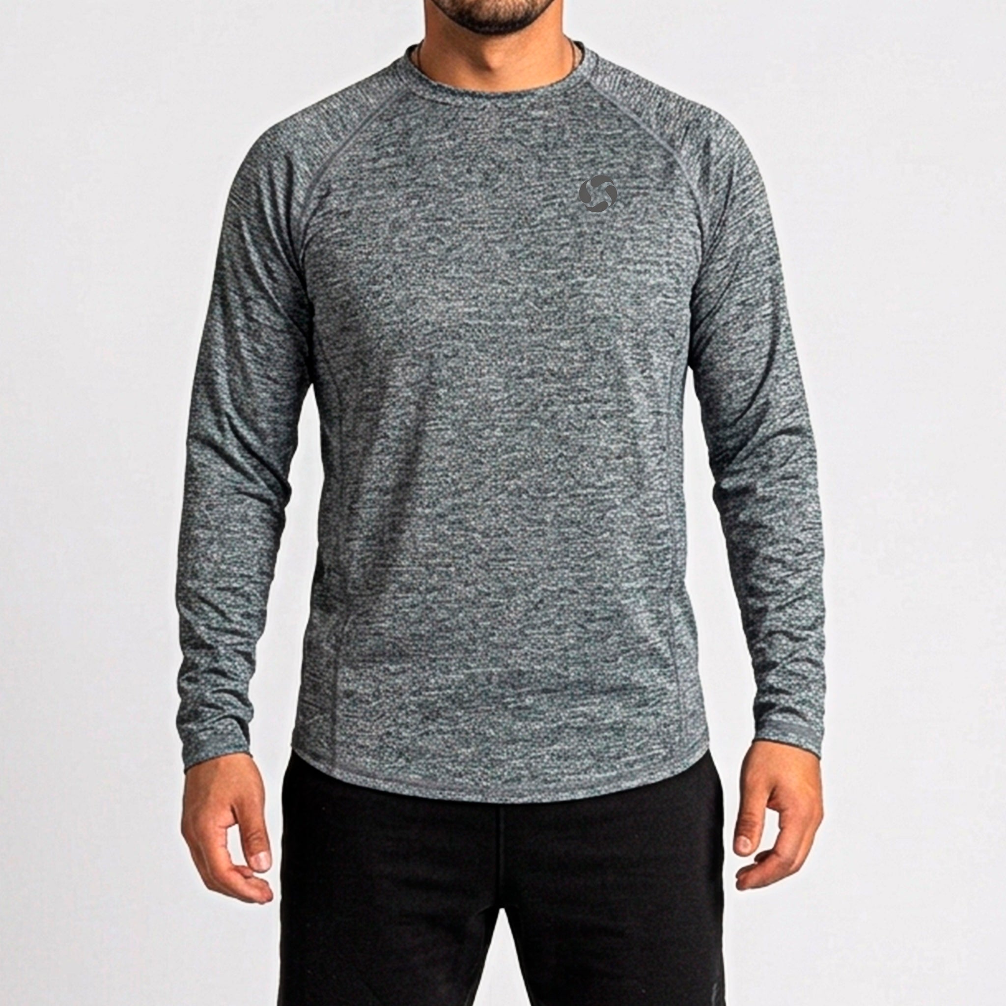 Polo Deportivo Manga Larga Hombre Quick Dry