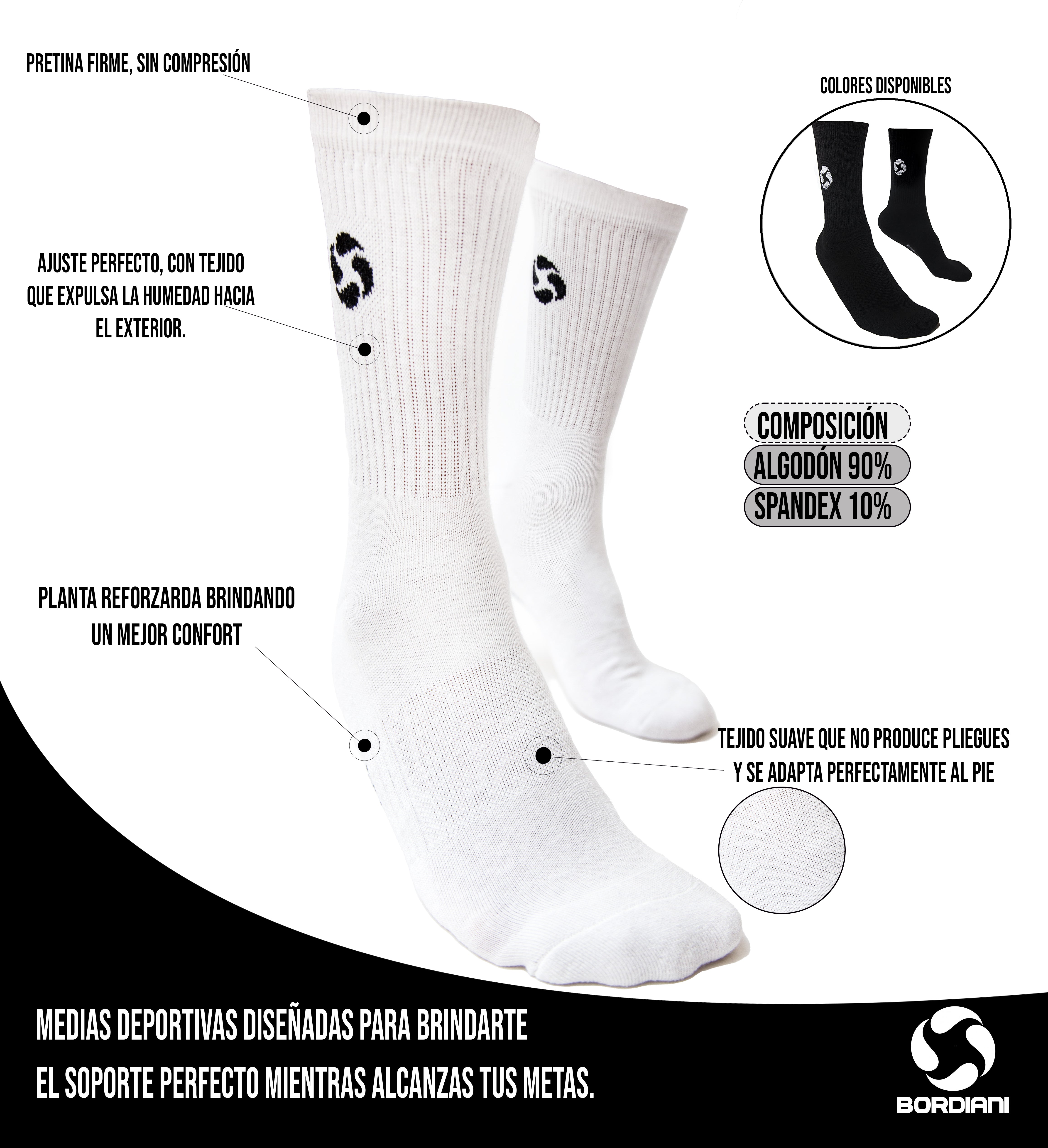 Medias algodón hombre