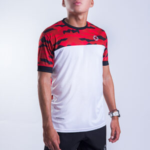 Polo Daruma camuflado - Rojo