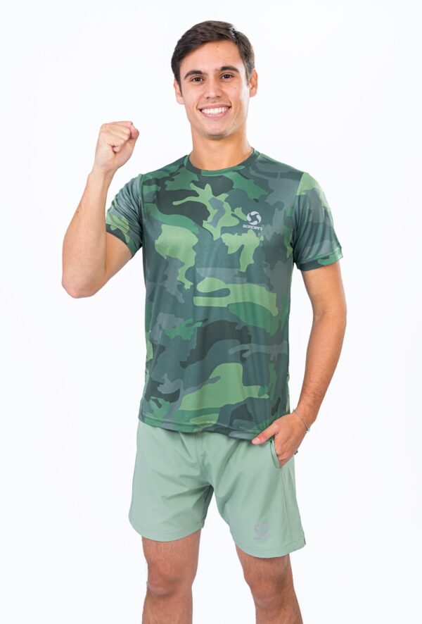 Polo Camuflado Verde Militar