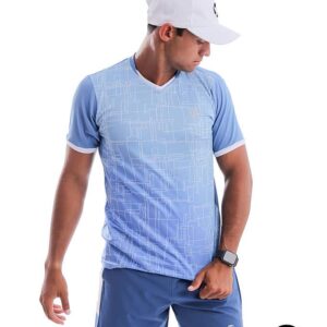 Polo Sport Fit Celeste